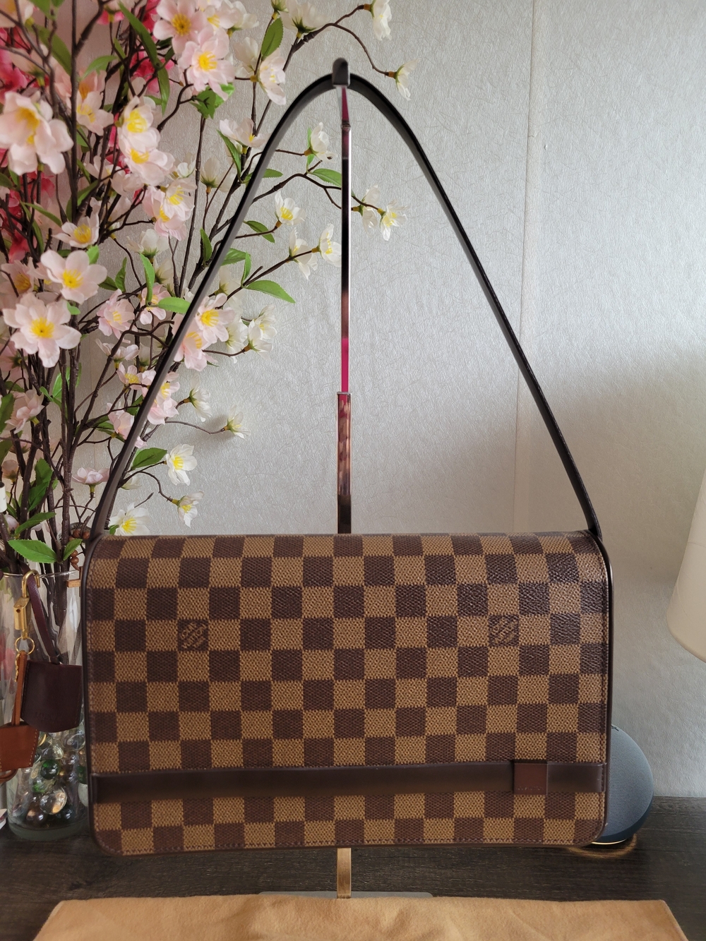 Louis Vuitton Damier Ebene Tribeca Shoulder Bag